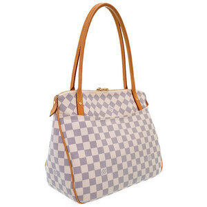 Louis Vuitton Damier Figerie Azur Shoulder White Bag